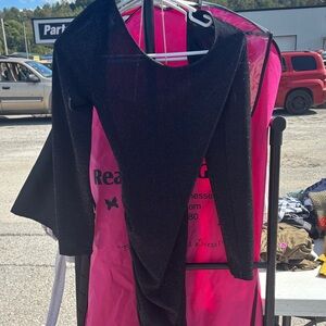 SHEIN Black Long Sleeve Dress